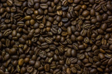 siyah kahve çekirdekleri doku arka plan