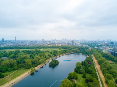 Londra hava Hyde park görünümünde