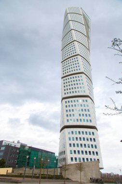 Turning Torso gökdelen ile Batı liman alanı