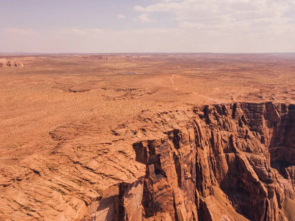 Arizona podkowa zginać meandrze rzeki Kolorado — Zdjęcie stockowe