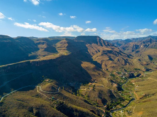 Falaises et grand canyon sur l'île de Gran Canaria — Photo