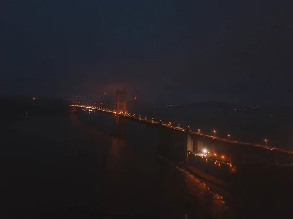 Impresionante Vista Del Puente Golden Gate San Francisco Desde Arriba —  Fotos de Stock