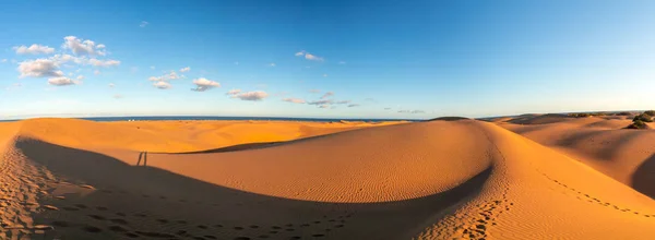 Maspalomas dunas na ilha de Gran Canaria — Fotografia de Stock