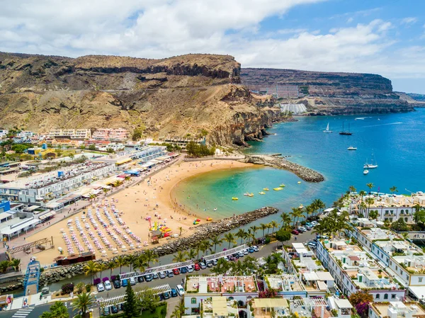 Puerto Mogan cidade na ilha de Gran Canaria — Fotografia de Stock