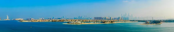 Удивительная Длинная Панорама Дубая — стоковое фото