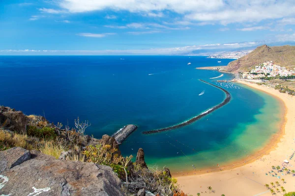 Teresitas vista sulla spiaggia sull'isola di Tenerife — Foto Stock