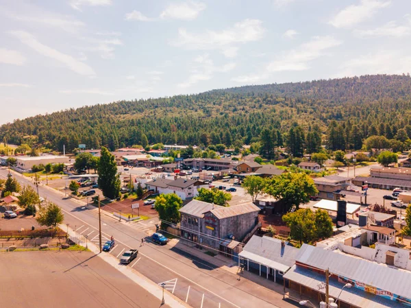 Uitzicht op het stadscentrum in Williams — Stockfoto