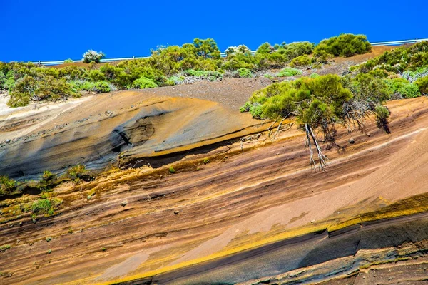Increíbles capas de geología de Tenerife — Foto de Stock