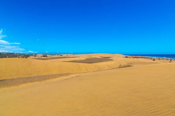 Vista Aérea Del Desierto Desde Arriba Emiratos Árabes Unidos Dubai —  Fotos de Stock