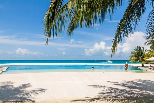 Hermosa Playa Del Paraíso Una Isla Tropical — Foto de Stock