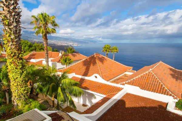 tropics villa terrace view by the ocean