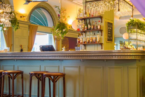 Traditionele Engelse pub bar — Stockfoto