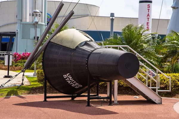 Rocket Garden Kennedy Space Center Nasa Tourist Attraction Historical Rockets — Stock Photo, Image