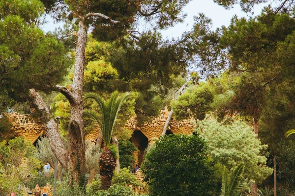 Barcelona Cataluña España Septiembre 2016 Vista Barcelona Desde Parque Güell — Foto de Stock