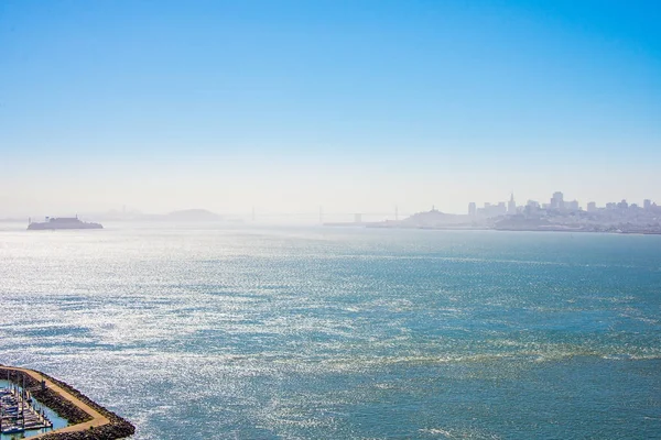 Golden Gate Bridge Fort Point Oakland Alcatraz Vue San Francisco — Photo