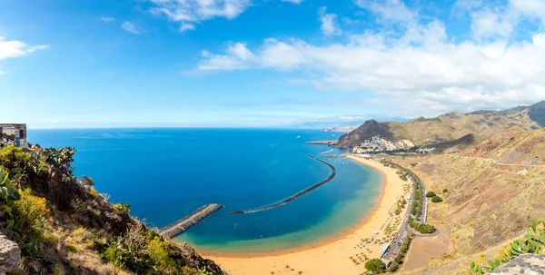 Teresitas strand uitzicht op Tenerife-eiland — Stockfoto
