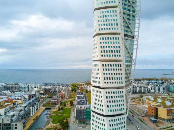 Vista aérea de Malmo — Fotografia de Stock