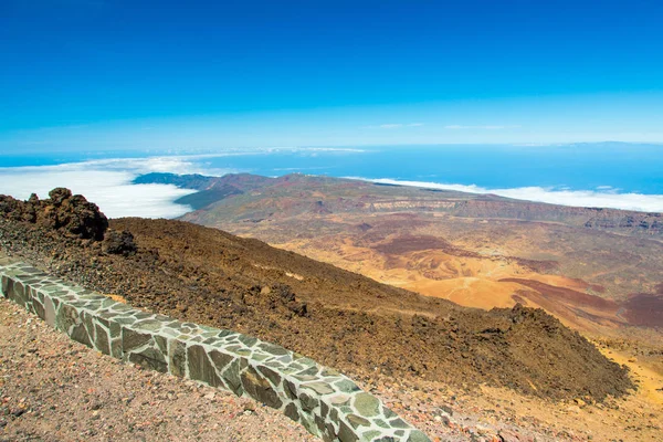 Blick von der Spitze des Teide-Vulkans — Stockfoto