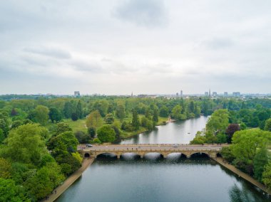 Londra hava Hyde park görünümünde