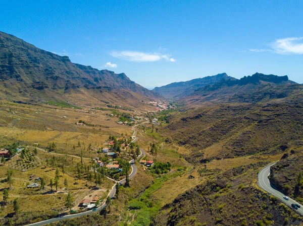 Route à travers le canyon des îles Gran Canaria — Photo