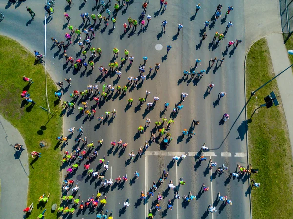 Riga Lattelecom maraton insanlar 