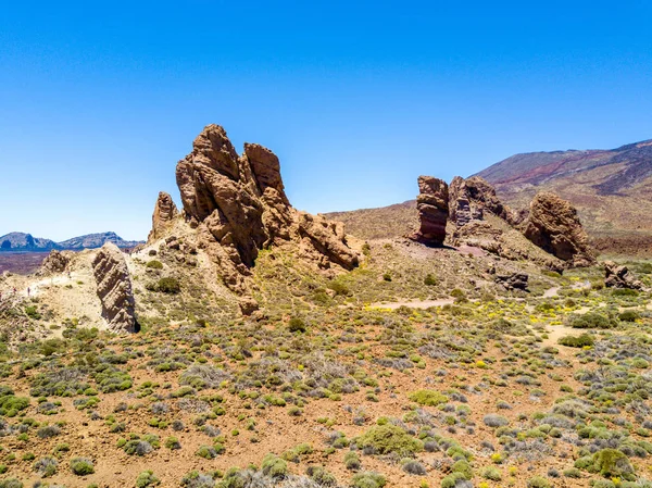 Gipfel des Teide Vulkans und Nationalpark — Stockfoto