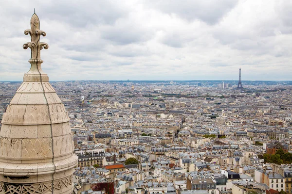 驚くべき都市のフランスのパリ 美しい空撮 — ストック写真