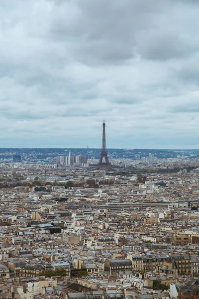 驚くべき都市のフランスのパリ 美しい空撮 — ストック写真