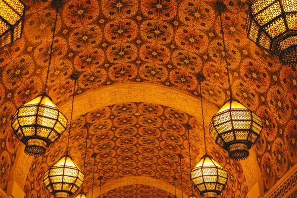 Úžasné Klasické Arabica Interiérový Design Tradičním Stylu Ibn Battuta Mall — Stock fotografie