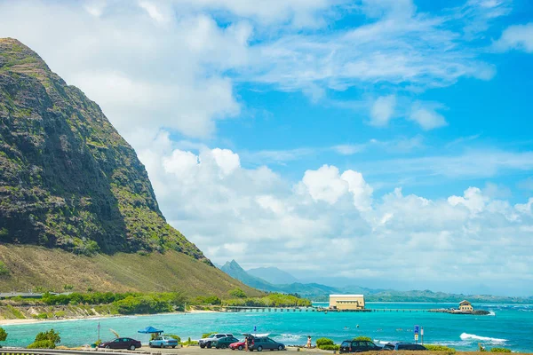 Bella Vista Sulla Costa Napalese Sull Isola Kauai Alle Hawaii — Foto Stock