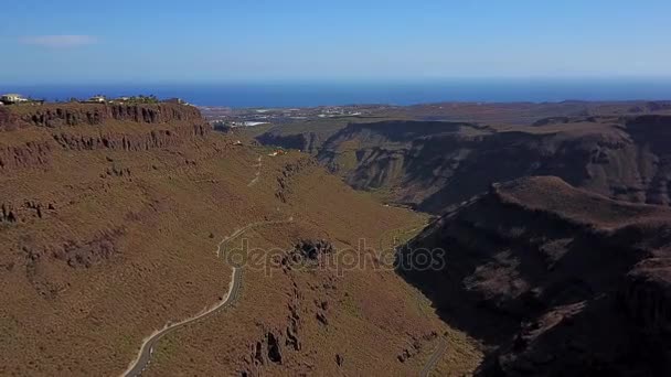 Lotu Ptaka Widok Gran Canyon Nevada Usa Góry — Wideo stockowe