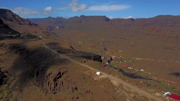 Yukarıdan Büyük Kanyon Vadisi Nin Muhteşem Havadan Izleme — Stok video