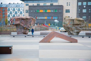Malmo skatepark İsveç'te