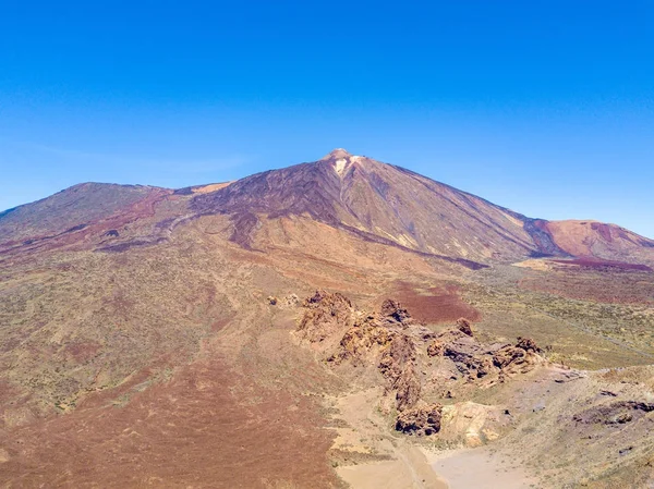 Teide Vulkan aus der Wüste auf der Insel Teneriffa — Stockfoto