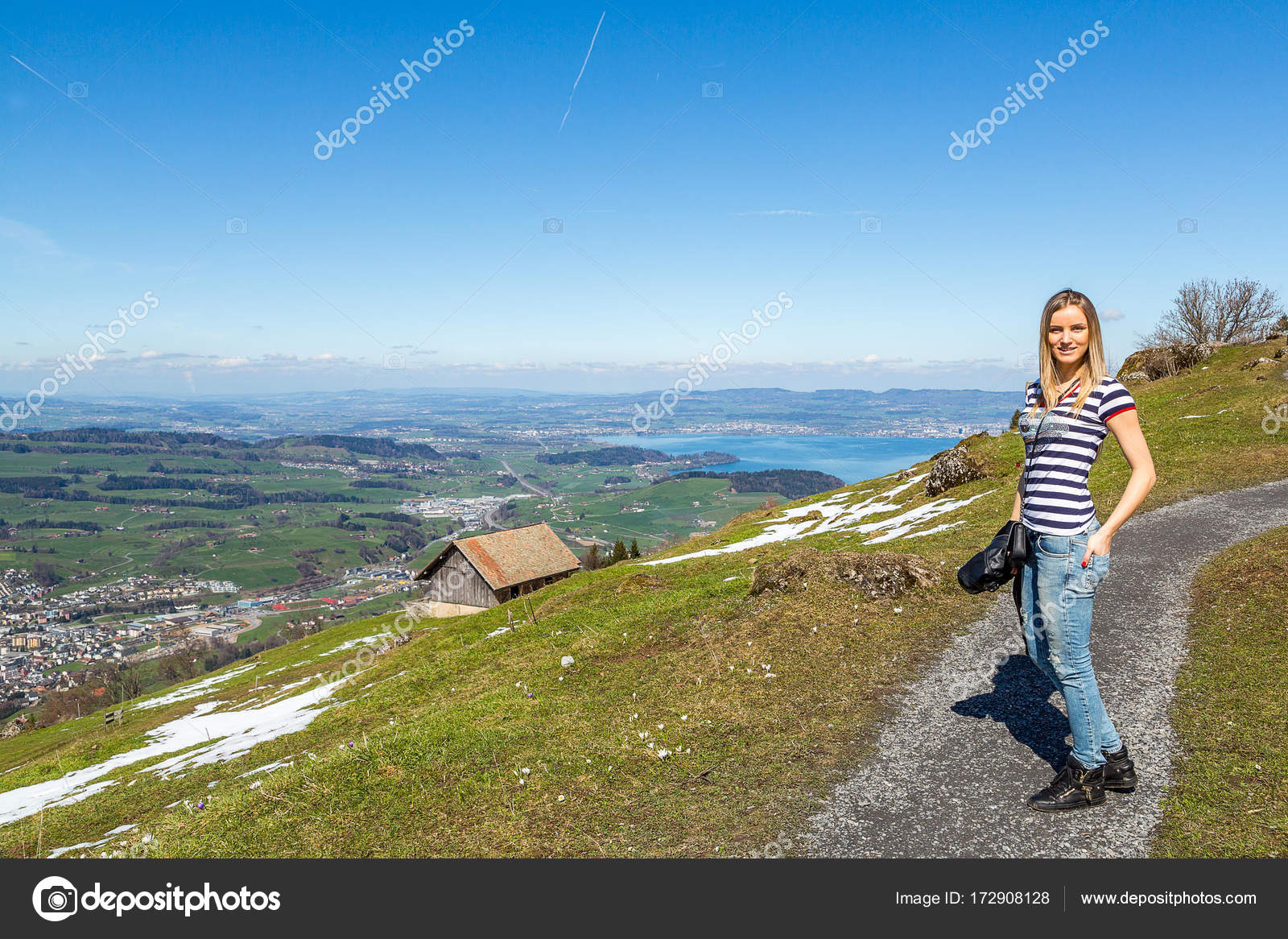 Beautiful Nature View In Mountains In Switzerland Beautiful Girl Hiking In The Mountains Photo By Ingus Kruklitis Gmail Com Beautiful Nature View In Mountains In Switzerland Beautiful Girl Hiking In The Mountains Photo By Ingus Kruklitis Gmail Com