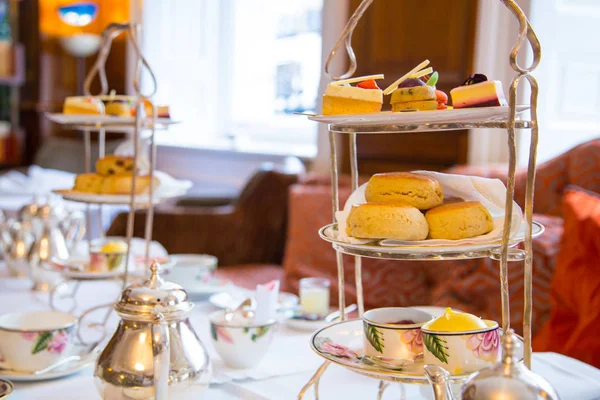 Classical london afternoon tea with english breakfast
