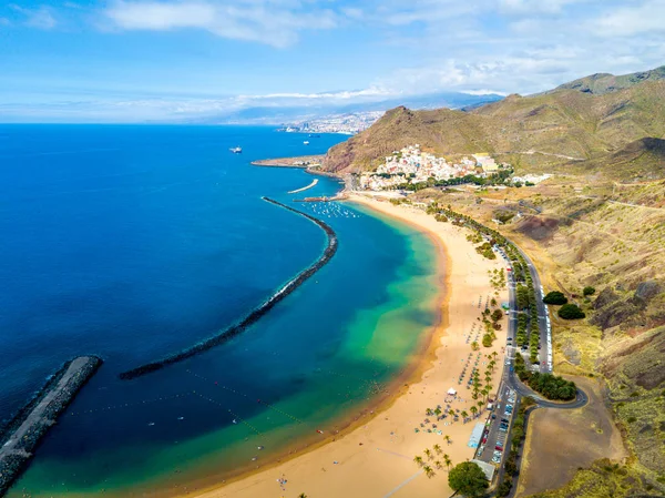 Teresitas vue sur la plage sur l'île de Tenerife — Photo