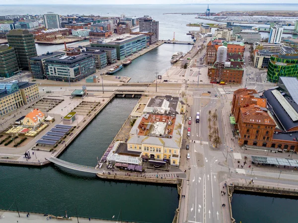 Malmö city Flygfoto — Stockfoto