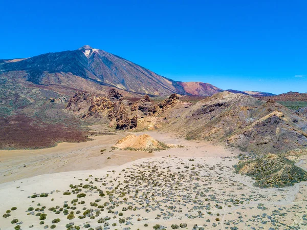 Teide Vulkan aus der Wüste auf der Insel Teneriffa — Stockfoto