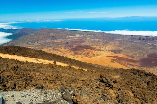 Blick von der Spitze des Teide-Vulkans — Stockfoto