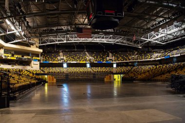Orlando, ABD Ucf Üniversitesi'nde yer alan boş kapalı spor Stadyumu.