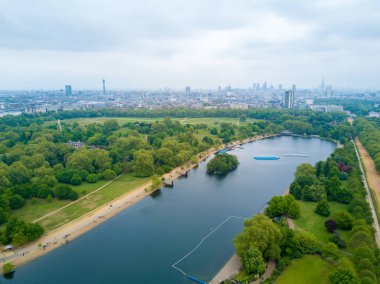 Londra hava Hyde park görünümünde