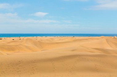 Atlantik Okyanusu tarafından güzel çöl