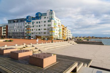 Okyanus tarafından Malmo Vastre Hamnen