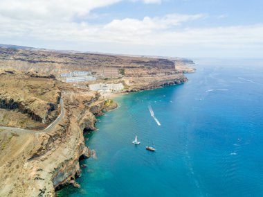 Gran Canaria ada havadan görünümü