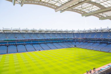 Crocks park Stadyumu panoramik Dublin, İrlanda.
