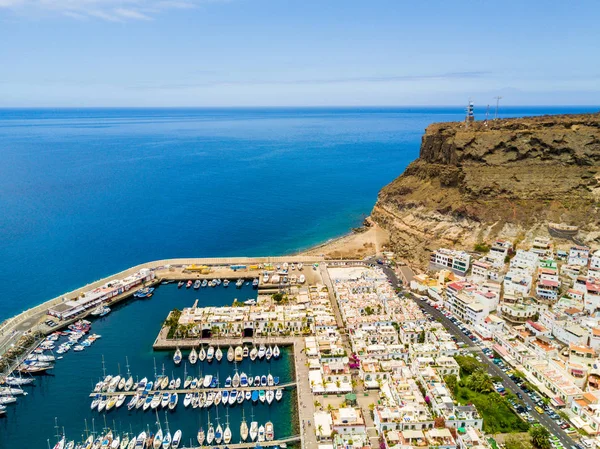 Puerto mogan stadt auf der insel gran canaria — Stockfoto