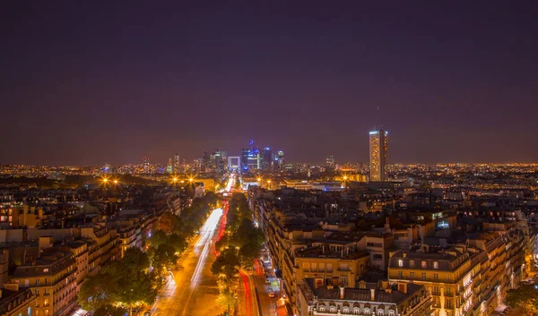 Paříž Francie Dubna 2016 Úžasný Pohled Obchodní Čtvrti Dfense Plná — Stock fotografie