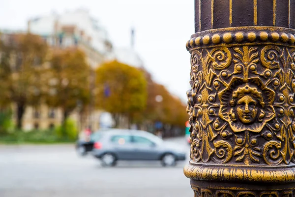 Lampione dorata a Parigi — Foto Stock