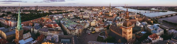 Riga old town panoramic view — Stock Photo, Image